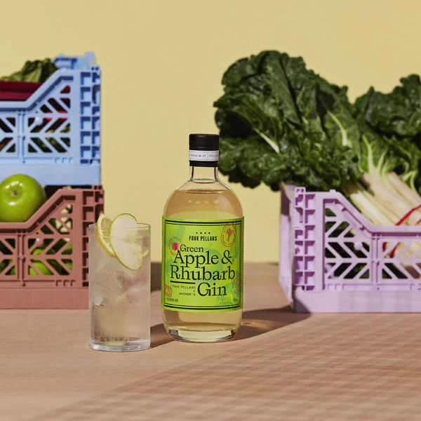 Four Pillars X Warner's Green Apple & Rhubarb Gin - Image 5