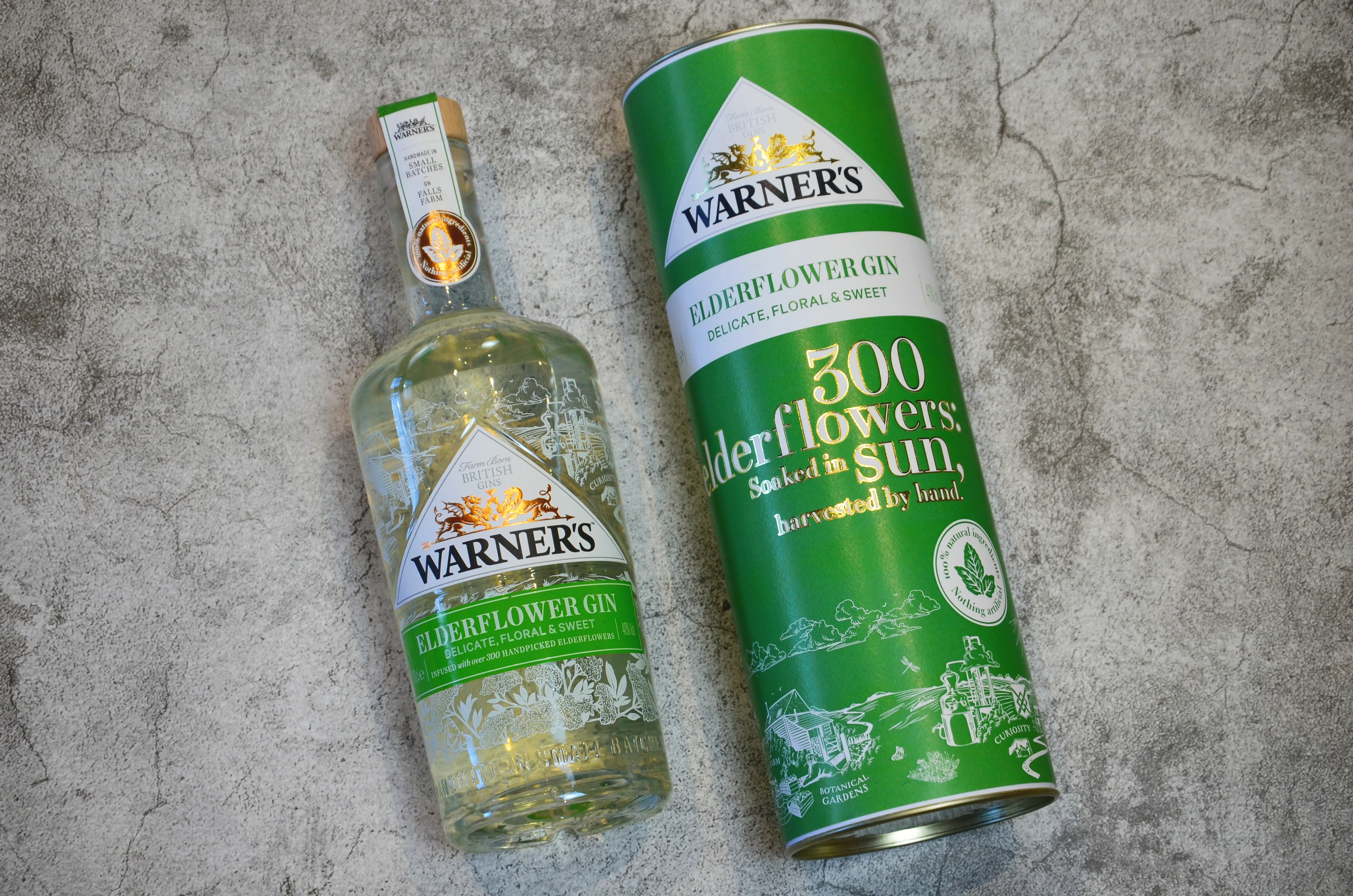 Warner's 70cl Gin with gift tube - Image 3