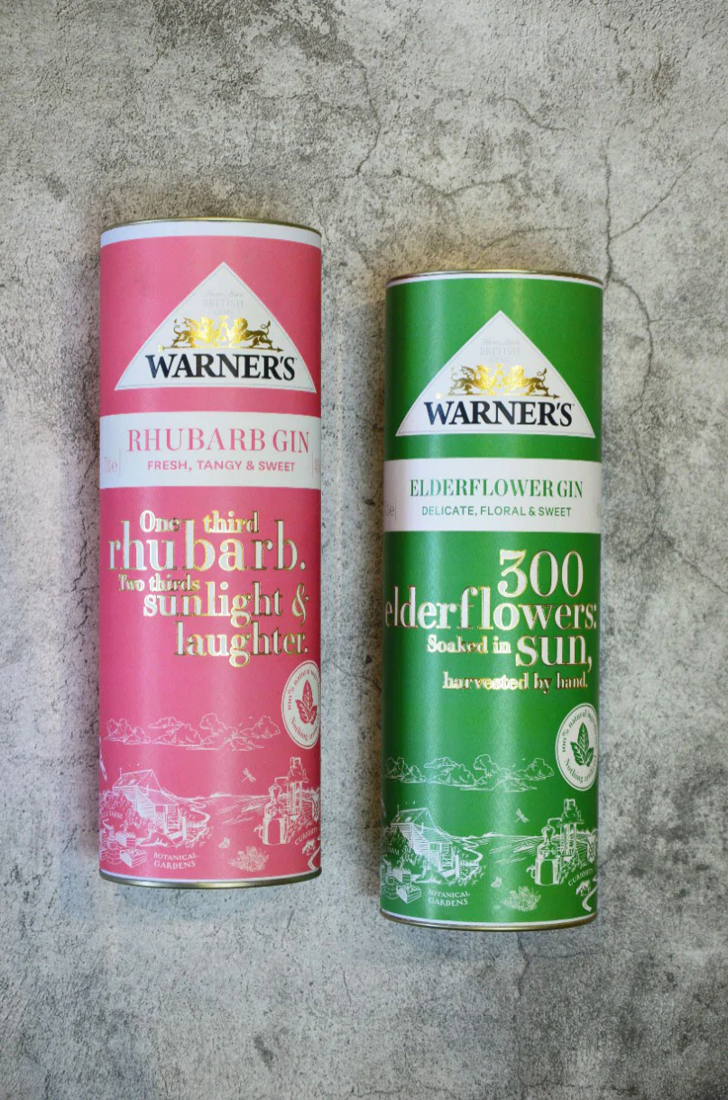 Warner's 70cl Gin with gift tube - Image 5